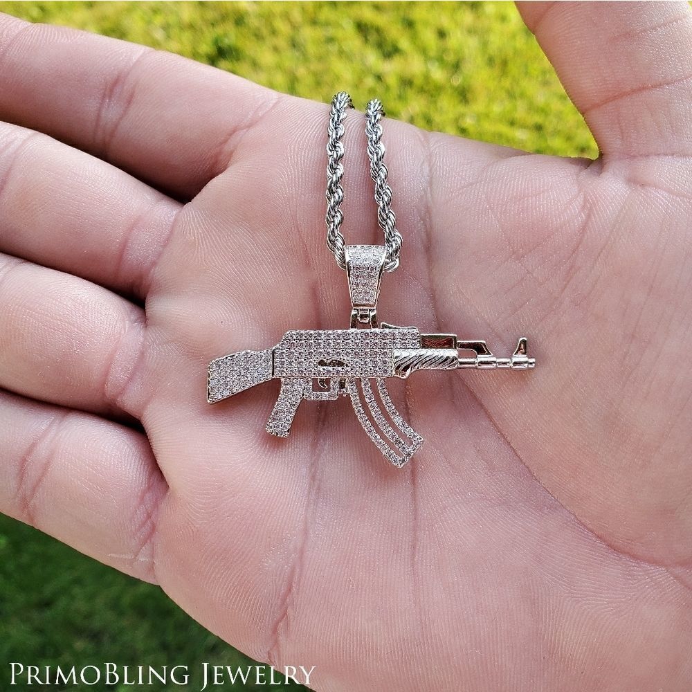 Machine Gun Necklace - Picture 4 of 4